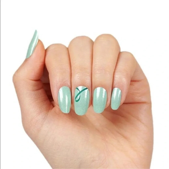 Color Street Take Care NAMI Mental Health Awareness Set Mint Green Glitter New - Picture 3 of 8